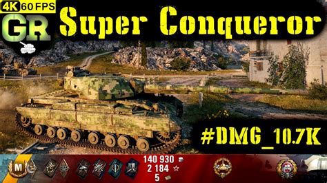 World Of Tanks Super Conqueror Replay 5 Kills 10 7k Dmg Patch 1 4 0