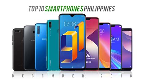 Top Smartphones In The Philippines For December Based On Ptg