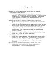 L Tstanley Docx Lesson Assignment What Is The Role Of The