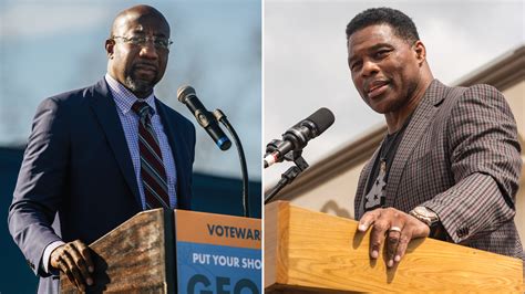 Raphael Warnock And Hershel Walker Discuss Race In Georgia Senate