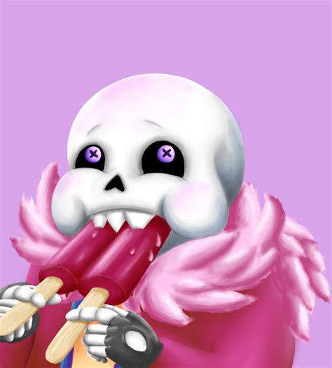 Strawberry Sans popsicle by Crystalitar on DeviantArt