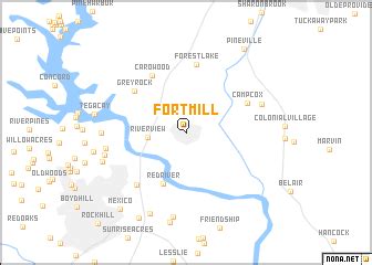 Fort Mill (United States - USA) map - nona.net