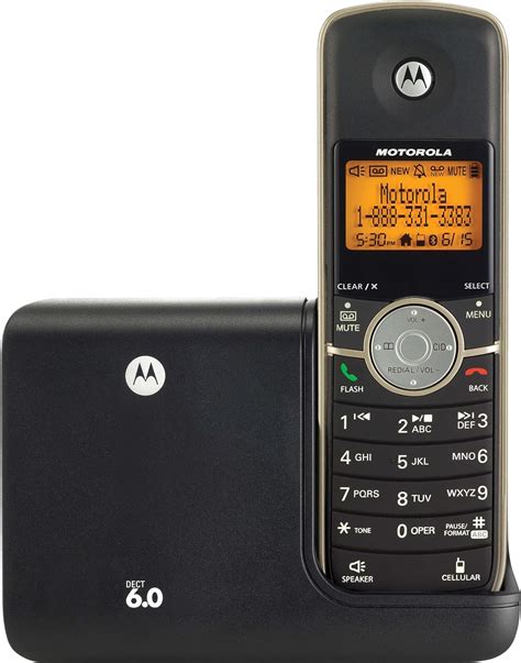 Motorola L511bt Dect 6 Cordless Phone With Digital Answering System And