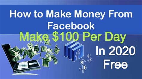 How To Earn Money From Facebook Make 100 Per Day From Facebook With