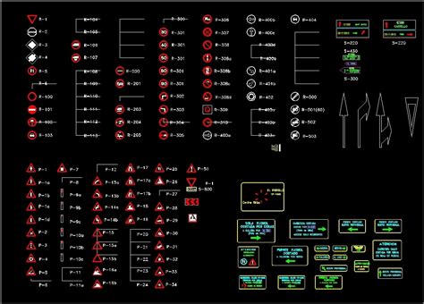 Plane Of Traffic Signals Normalized Dwg Block For Autocad Designs Cad