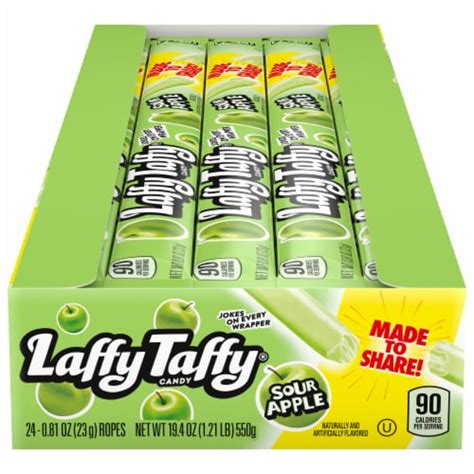 Laffy Taffy® Sour Apple Candy Ropes 24 Ct 0 81 Oz Kroger