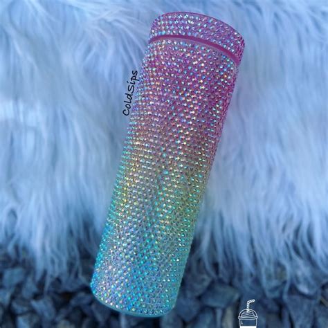 Rhinestone Ombre Template For Tumbler Etsy