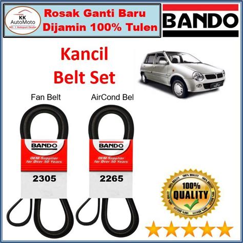 BANDO Perodua Kancil Bando Original Alternator Fan Belt Air Con