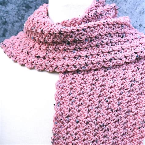 Easy Tweed Crochet Scarf For Beginners Free Crochet Pattern Make It