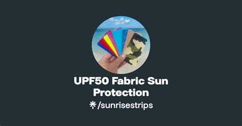 Upf50 Fabric Sun Protection Instagram Facebook Tiktok Linktree