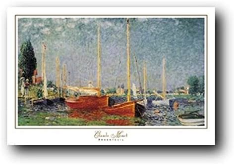 Claude Monet Boats at Argenteuil Art Print Poster (24x36) - Impact ...