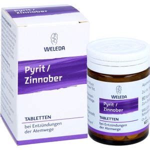 PYRIT ZINNOBER Tabletten 80 St Weleda Marken Pelikan Apotheke