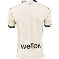 Puma Ac Milan X Pleasures Voetbalshirt Beige Zwart