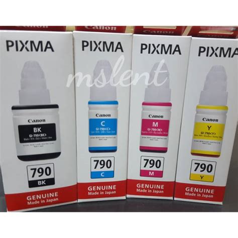 Jual Tinta Canon 790 Gi 790 Gi 790 Black Original Indonesia Shopee Indonesia