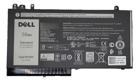 Batería Original Dell Ryxxh 38wh 11 1v 3440 Mah 1 Año