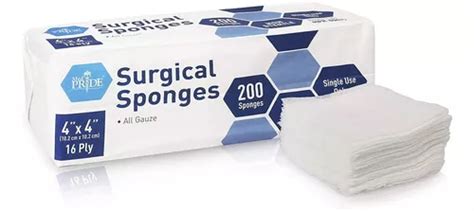 Medpride Surgical Sponges 200 Pack Gauze Pads Non Sterile F Envío Gratis