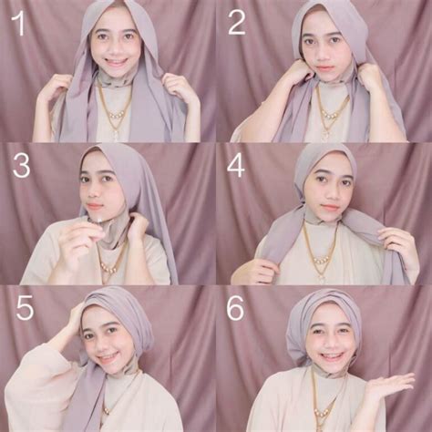 Tutorial Hijab Pashmina Menutup Dada Untuk Wisuda Ragam Muslim