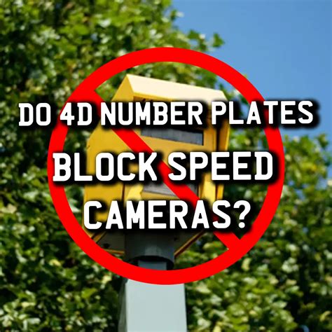 Do 4D Number Plates Block ANPR Cameras SurePlates Premium Number