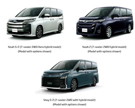 Toyota Launches New Noah And Voxy Minivans In Japan Speedwaymedia