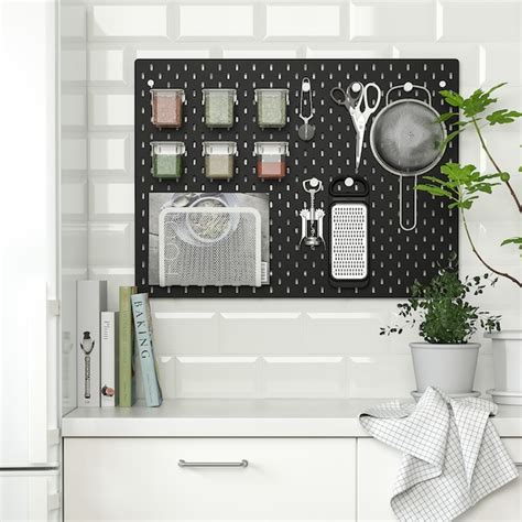 SkÅdis Pegboard Black 76x56 Cm 30x22 Ikea Ca