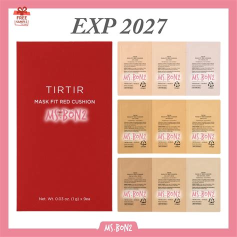 Ready Tirtir Tir Tir Mask Fit Red Cushion Foundation Sample Sachet New