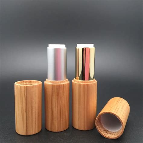 10g Eco Friendly Bamboo Lip Balm Gloss Tube Container - Buy Lip Balm ...