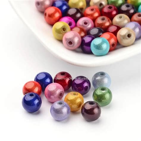 8mm Round Assorted Color Miracle Acrylic Beads Mix Size About 8mm In