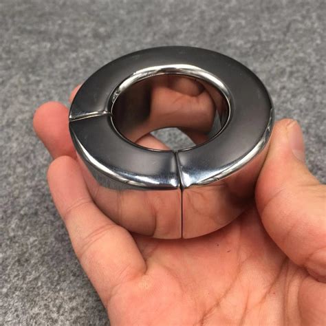 Magnetic Cock Ring Stainless Steel Scrotum Pendant Ball Etsy Canada