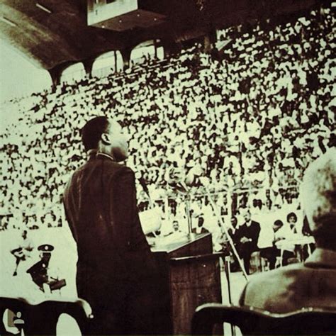 Martin Luther King At National Stadium Kingston Jamaica Jamaica