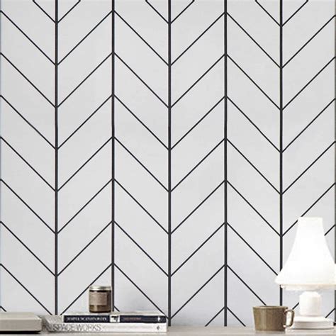 Peel And Stick Wallpaper Black Lines at Helen Rooker blog