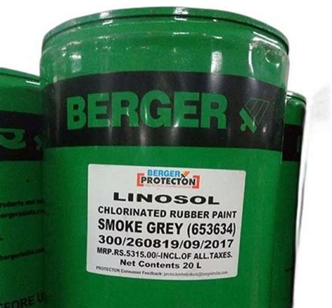 Berger Linosol Chlorinated Rubber Paint 20 L At Rs 275 Litre In New