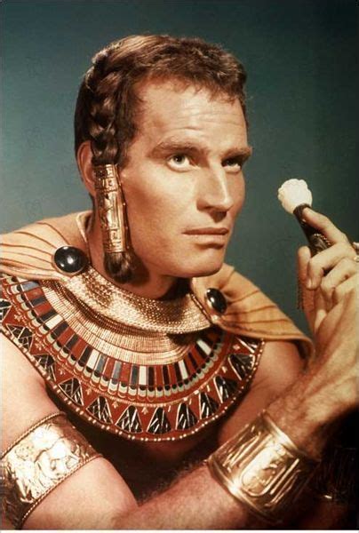 Photo Cecil B Demille Charlton Heston It Was Identified As