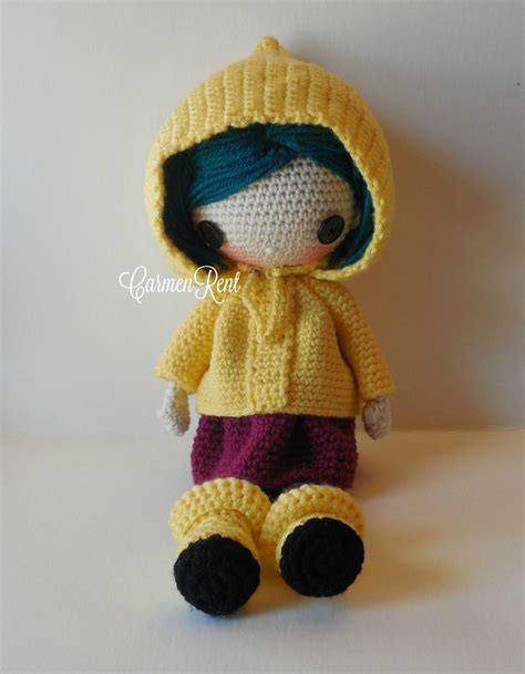 Coraline Amigurumi Doll Crochet Pattern Pdf Etsy