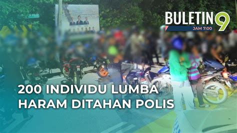 200 Disyaki Terlibat Lumba Haram Ditahan Polis YouTube