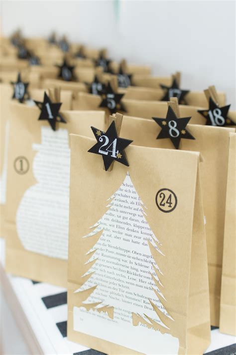 Adventskalender Diy Einfache Anleitung Mit 24 Motiven Lieberbacken