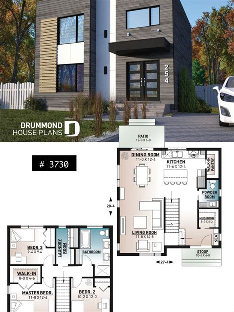 Casita Plan Small Modern House Plan Custom Contemporary Off