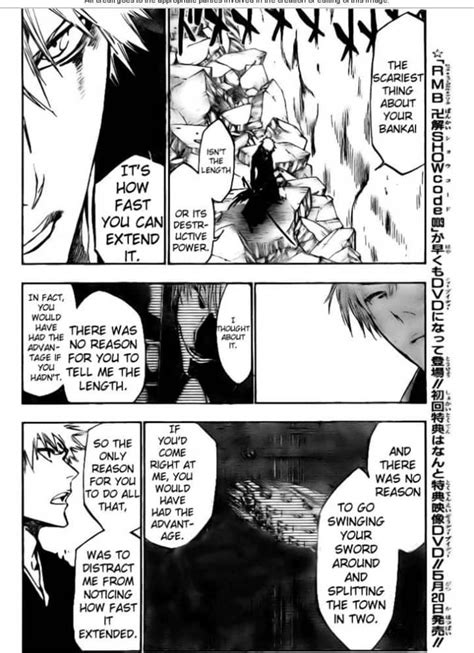 ichigo could not react or dodge something that was said to be just mach ...