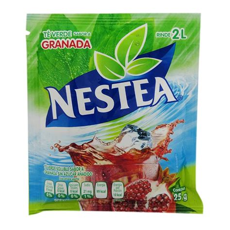 Polvo Para Preparar Bebida Nestea T Verde Sabor Granada G Walmart