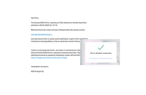 KSS Onlineen kirjautuminen - KSS Energia Oy