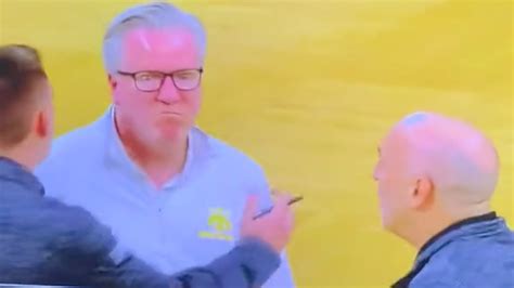 Iowa's Basketball Coach Has Peak 'Hold Me Back' Moment With Refs