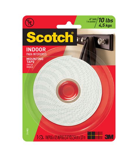 3M 314 Heavy Duty Foam Mounting Tape 1 X 125 JOANN