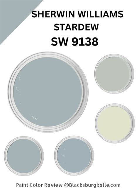 Sherwin Williams Stardew Palette Coordinating Inspirations