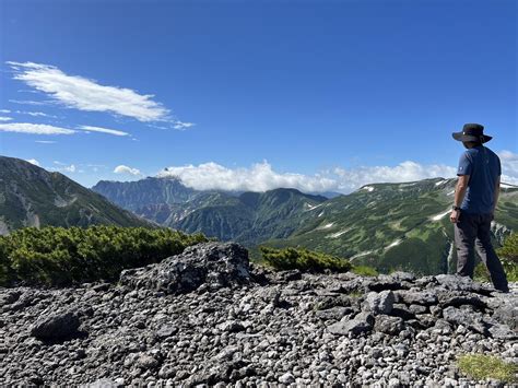 北アルプス縦走（薬師岳、雲の平、水晶岳、烏帽子岳） マスターさんの水晶岳・薬師岳・黒部五郎岳・鷲羽岳・三俣蓮華岳・湯俣の活動データ