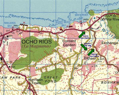 Ocho Rios Jamaica Map