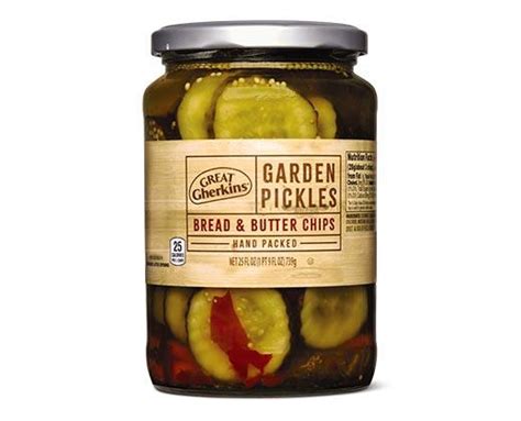 Great Gherkins Garden Pickles Spears Or Chips Aldi — Usa Specials