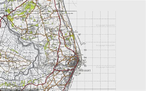 Historic Ordnance Survey Map Of Gunton 1946 Francis Frith