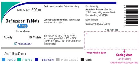 Deflazacort: Package Insert - Drugs.com