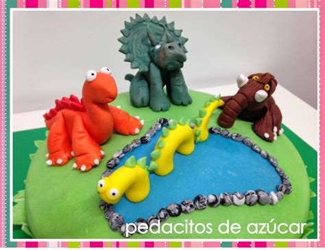 Pedacitos De Az Car Tarta Dinosaurios