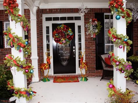 Pictures Of Front Porches Decorated For Christmas Home Design Ideas