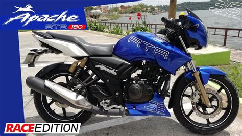 Apache Rtr 180 Race Edition Youtube